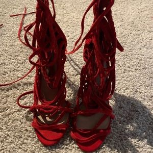 Steve Madden Red Heels